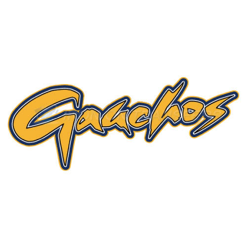 UCSB Gauchos Logo T-shirts Iron On Transfers N6675 - Click Image to Close